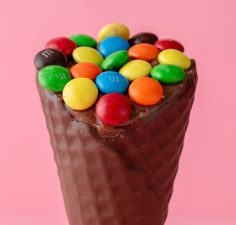 Brigadeiro cremoso com M&M’s
